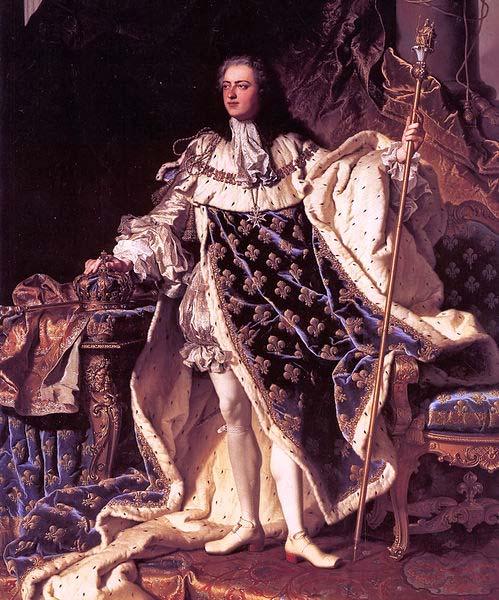Hyacinthe Rigaud Portrait of Louis XV of France (1710-1774)